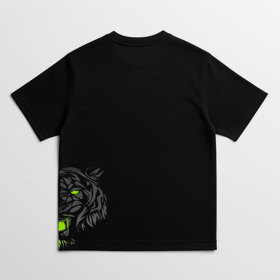 DREAMSPITCH TIGER OVERSIZED BLACK T SHIRT